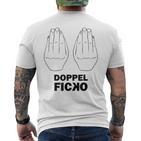 Double Ficko Legally Secured Percy T-Shirt mit Rückendruck