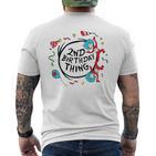 Dr Seuss 2Nd Birthday Thing Gray T-Shirt mit Rückendruck