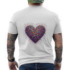 Fancy Dress Costume Confetti In The Heart Carnival T-Shirt mit Rückendruck