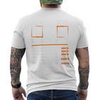 Masonry Hourly Wage With Back Print Backprint Work T-Shirt mit Rückendruck