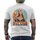 Gottlos Die Batterie Abklemmen X Nonne Nun Aperölchen Spritz T-Shirt mit Rückendruck