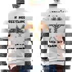 Hobby Horsing Was Sonst Gray T-Shirt mit Rückendruck