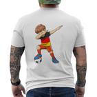 Kinder 9 Geburtstag Fußball Deutschland 9 Jahre Junge Geschenk T-Shirt mit Rückendruck