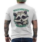 Kinder Waschbärenklasse In Der Grundschule Klassentier Waschbär T-Shirt mit Rückendruck