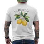 La Dolceita Lemon Italian Summer Limoncello Amalfi Coast T-Shirt mit Rückendruck