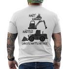 Landscape Gardener Hard Saying Gardener Garden T-Shirt mit Rückendruck