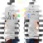 I Love To Finger Paint Finger Painting Finger Paints I'm Paint T-Shirt mit Rückendruck