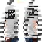 Mxp Milan It Italien Retro Flughafen Code Weltreisender Raglan T-Shirt mit Rückendruck