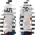 Nasa Worm Logo T-Shirt mit Rückendruck