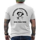 Nva Army Of The Gdr Seinerzeit Combat Ready T-Shirt mit Rückendruck