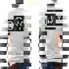 Ory Paris Fr Frankreich Retro Weltreise Flughafen Code T-Shirt mit Rückendruck