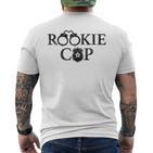 Rookie Novelty Rookie Cop Police Gray T-Shirt mit Rückendruck