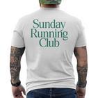 Sunday Running Club X Jogger Jogging Runner Fitness Gym T-Shirt mit Rückendruck