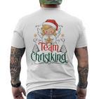 Team Christkind Christmas Eve Family Costume T-Shirt mit Rückendruck