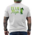 Team Mojito Junggesellinnenabschied Cocktail Für Barkeeper T-Shirt mit Rückendruck