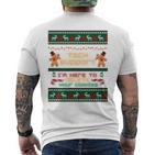 Tech Support Ich Bin Hier Um Ihre Cookies Zu Löschen Christmas T-Shirt mit Rückendruck