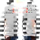 Winter Service Street Keeper Chausseewarder Profession T-Shirt mit Rückendruck