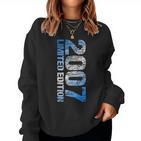 16Th Birthday 2007 Boy Girl 16 Years Limited Edition Sweatshirt Frauen