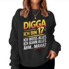 17Th Birthday Boy Girl 17 Years 2008  Sweatshirt Frauen