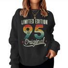 30Th Birthday Original Womenintageintage 1995 Sweatshirt Frauen