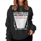 30Th Birthday Woman And 30Th Birthday Man Guest Book Sweatshirt Frauen