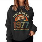 48Th Birthday Original Womenintage 1977 Sweatshirt Frauen