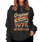 50Th Birthday Man Woman 50 Years Decoration 1975  Sweatshirt Frauen