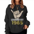 56Th Birthday Ladies 1965 Man Woman 56 Years Sweatshirt Frauen