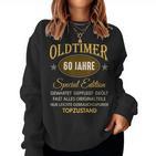 60Th Birthday Man Decoration 60Th Birthday Woman S Sweatshirt Frauen