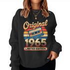 60Th Birthday Man Woman 60 Years Decoration 1965  Sweatshirt Frauen