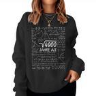 70Th Birthday Woman Man Root 4900 70 Years Sweatshirt Frauen