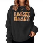 Basset Hound Groovy World's Best Basset Mama Sweatshirt Frauen