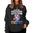 Fancy Dress Costume Girls Fancy Dress Costume Unicorn Sweatshirt Frauen