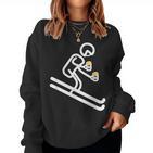 Apre Ski Man Beer Lover Sweatshirt Frauen