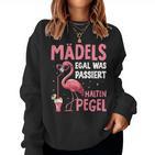 Girls' Flamingo Party Holiday Sweatshirt Frauen