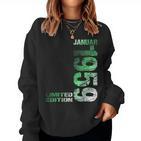 January 1959 Man Woman 66Th Birthday Limited Edition Sweatshirt Frauen