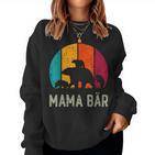 Mama Bear 3 Children Mother's Day Mother Women's Sweatshirt Frauen