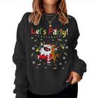 New Year's Eve Outfit Women's 2023 New Year 2024 Party Sweatshirt Frauen