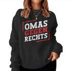 Omas Gegen Rechts Antirassismus Sweatshirt Frauen