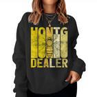 Retro Honey Dealer Beekeeper Bee Beekeeper Sweatshirt Frauen