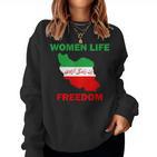 Rise With The Of Iran Life Freedom Mahsaamini Sweatshirt Frauen