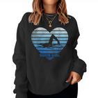 Swimm Girl Swimmer Swimming Girls' Sweatshirt Frauen