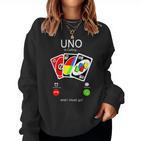 Uno Ruft An Und Ich Muss Für Männer Frauen Kinder Werden Sweatshirt Frauen