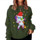 Christmas Children's Unicorn Girls Christmas Sweatshirt Frauen