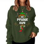 Women's Care Elf Christmas Elf Xmas Sweatshirt Frauen