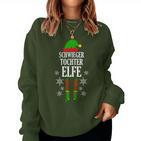 Women's Daughter-In-Law Elf Christmas Elf Christmas Sweatshirt Frauen