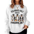 Ich Mag Halt Penguins Children's Girls' Penguin Sweatshirt Frauen