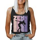 10Th Birthday Skater 10 Years Inline Skater Girls Tank Top Frauen