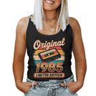 40Th Birthday Man Woman 40 Years Decoration 1985  Tank Top Frauen