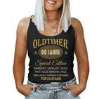 60Th Birthday Man Decoration 60Th Birthday Woman S Tank Top Frauen